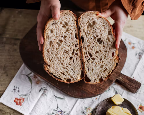 Fresh baked homemade bread