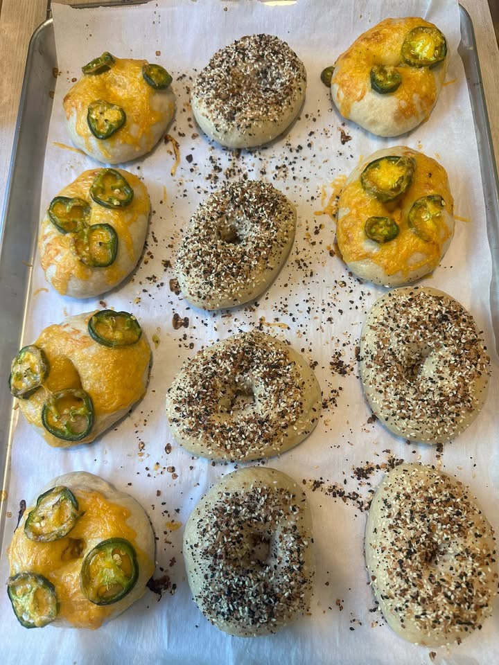 Variety of packaged bagels from Reign and Wilder
