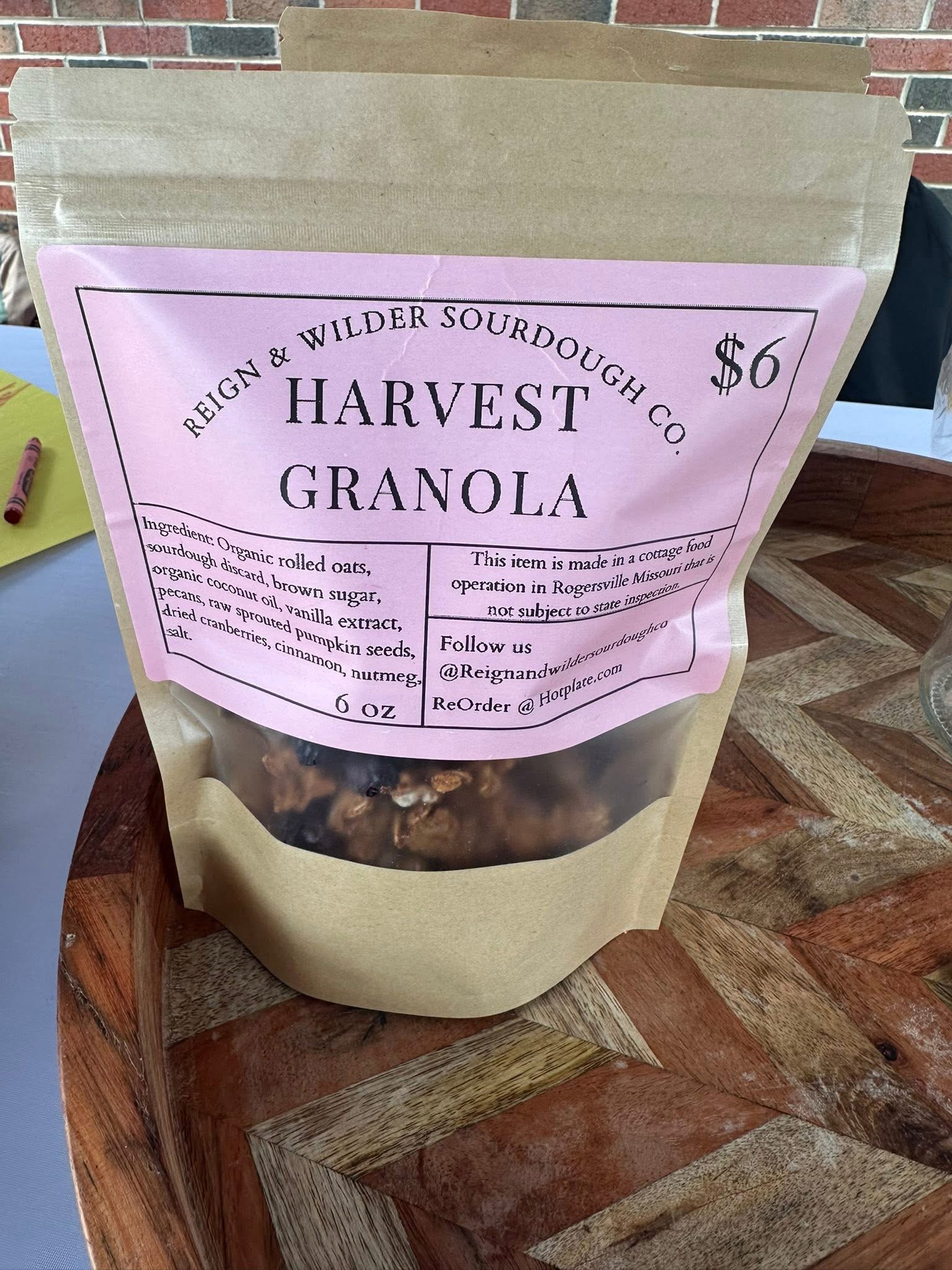 Classic honey oat granola