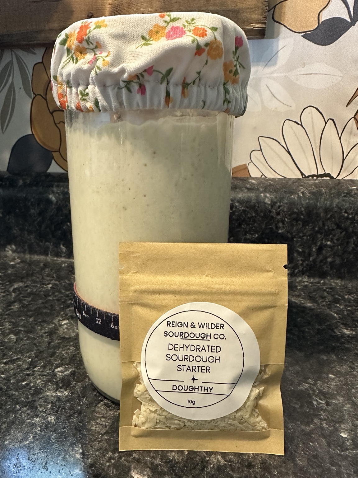 Fresh or dehydrated sourdough starter