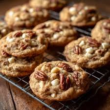 White chocolate pecan cookie